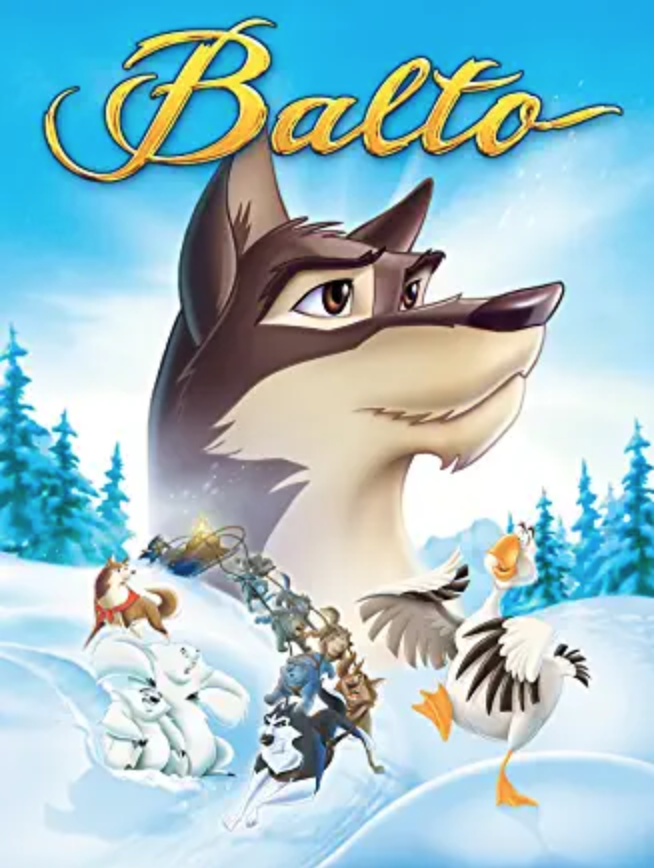 balto dog movie poster