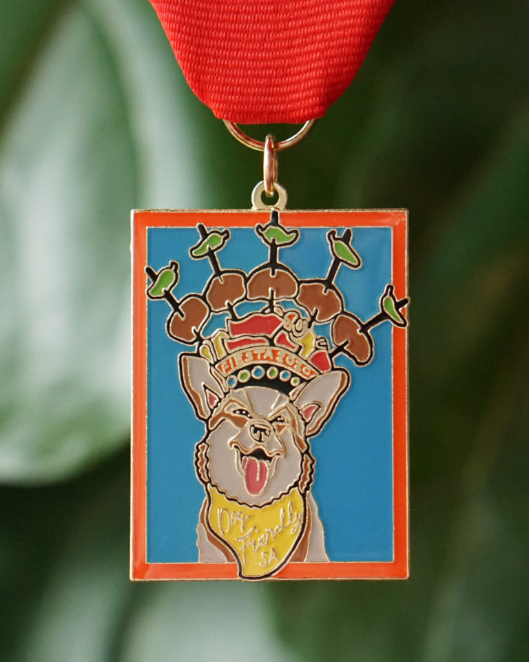 2022 Fiesta Medal I Love Dogs So Much.